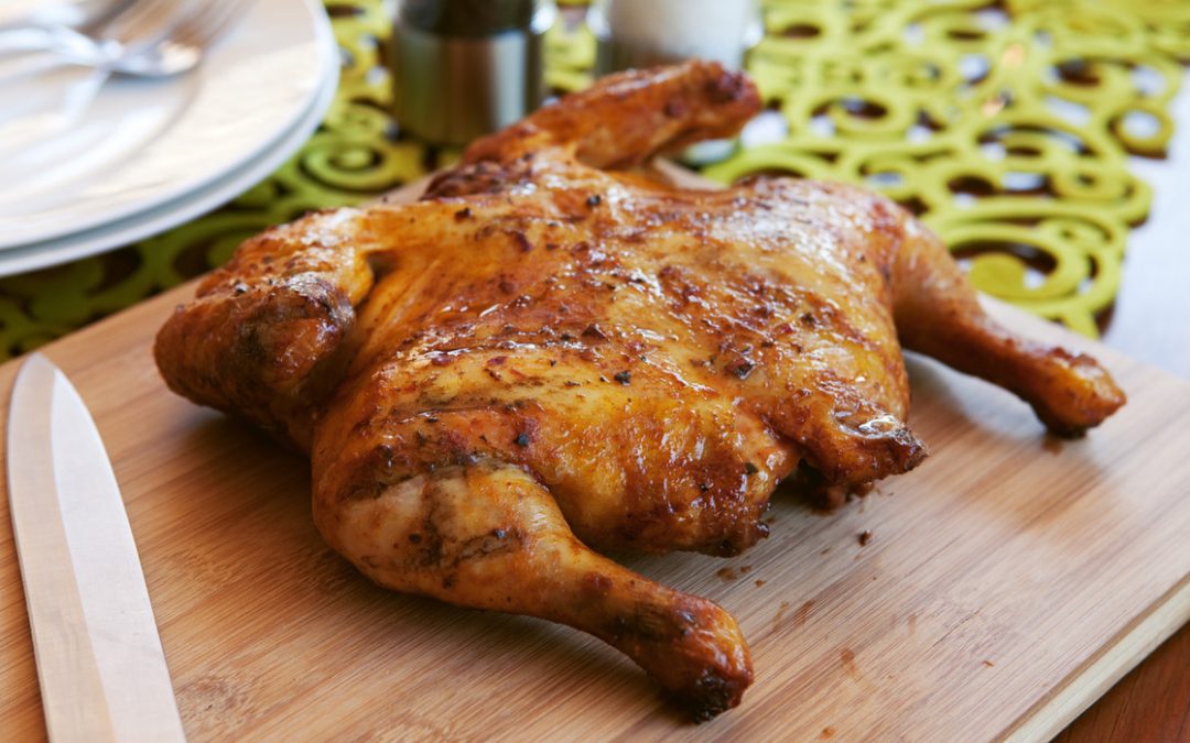 Mediterranean Spatchcocked Chicken
