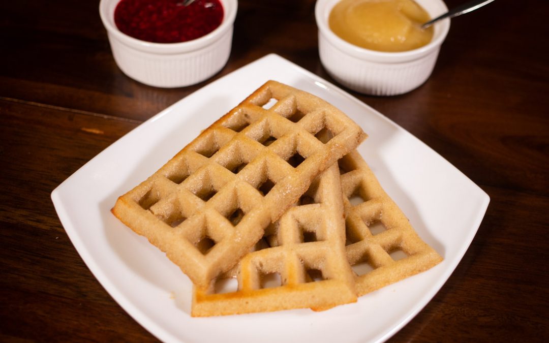 Gauffres aux graines de courge sans gluten / sans laitage