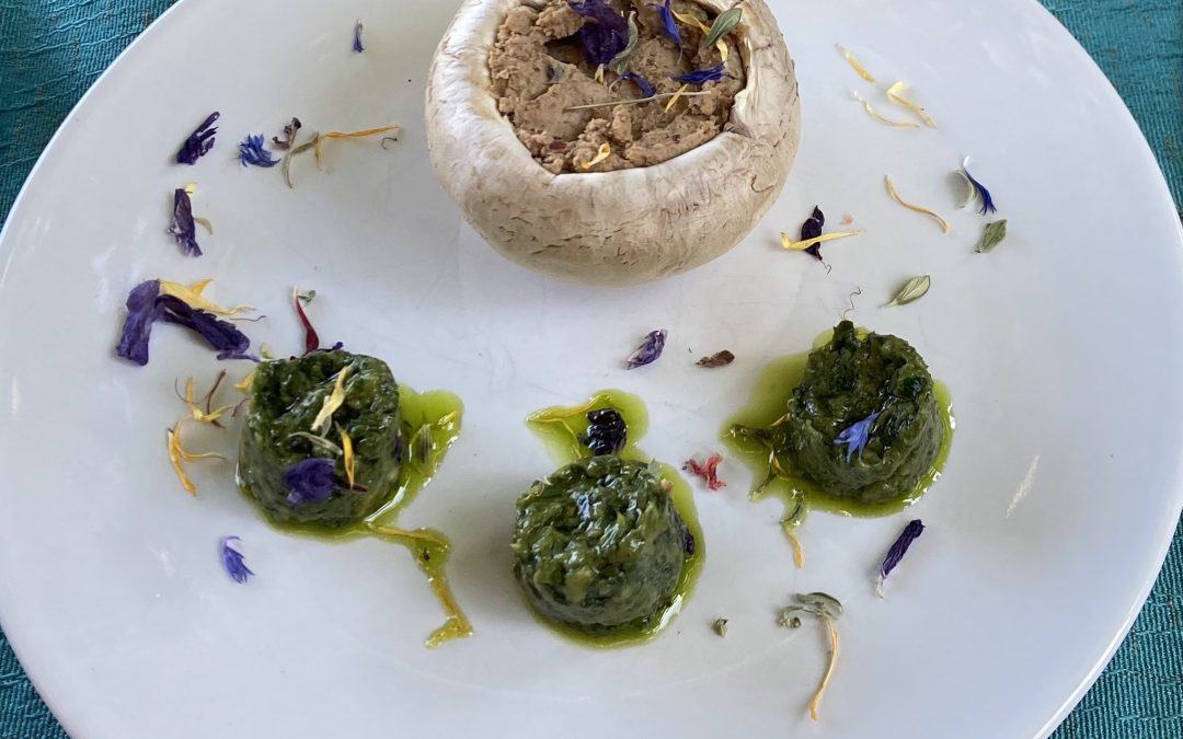 Liver pâté (Stuffed Mushrooms)